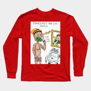 Pinocchio's Mid-Life Crisis Long Sleeve T-Shirt